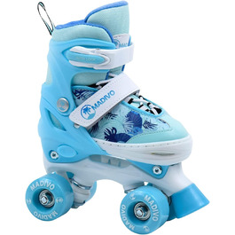 Роликові ковзани MADIVO Love Kinder для дівчаток, регульовані, 30-33, блакитні
