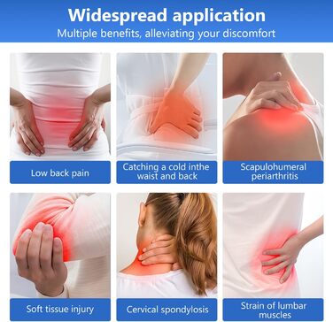 EMS TENS пристрій для терапії болю, 3-в-1 масажер, апарат електростимуляції для зняття болю. 24 програми масажу, 2 канали, 8 електродів