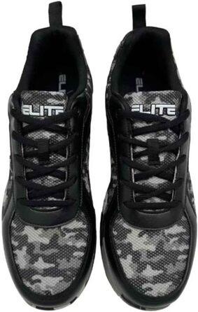 Чоловічі боулінг-шоу ELITE Pinnacle – легкі, зручні, з універсальними підошвами, сірі, камуфляж, 48 EU (44 EU, сірий камуфляж)
