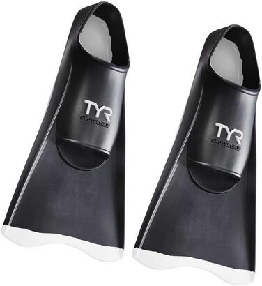 Плавники для плавання TYR Crossblade Fins 2.0, чорно-білі, розмір L US (унісекс)