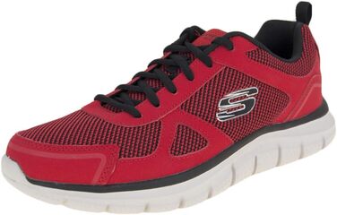 Чоловічі кросівки Skechers Track Scloric, червоні, шкіра та сітка