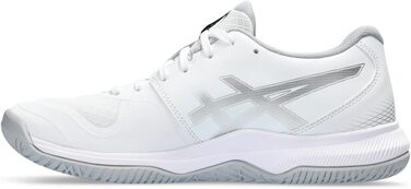 Жіноче спортивне взуття Asics Gel-Tactic 12 для залу, розмір 41.5 EU, білий та срібний