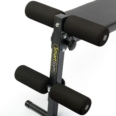 Лава для преса та гантелей Marbo Sport SmartGym SG-15, чорна, тренажер для преса