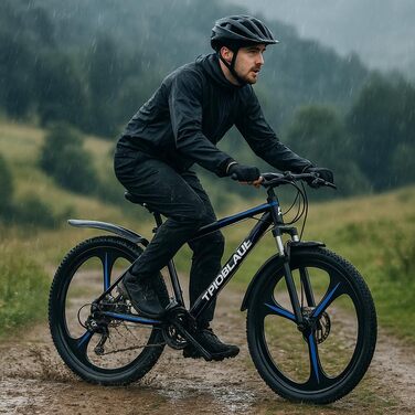 Гірський велосипед MTB 24 дюйми, 21 швидкість Shimano, Hardtail з амортизатором, дискові гальма, чорно-червоний