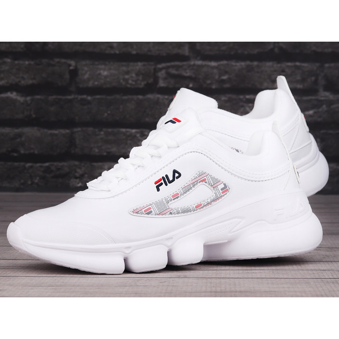Спортивні кросівки Fila, білі, синтетичні, низькі, розмір 38,5