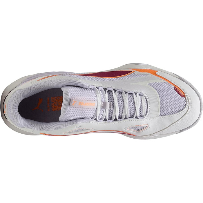 Кросівки PUMA Solarstrike W+ 4Hallenturnschuh, 42.5 EU, Puma White, Heat Fire, Lilac Crush Berry