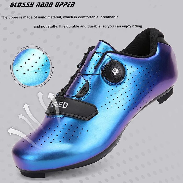 Велосипедні шкарпетки для чоловіків та жінок: MTB, шосе, маунтінбайк, кросівки, дихаючі, outdoor, велосипедні, spin, MTB, розмір 44 EU, фіолетовий градієнт