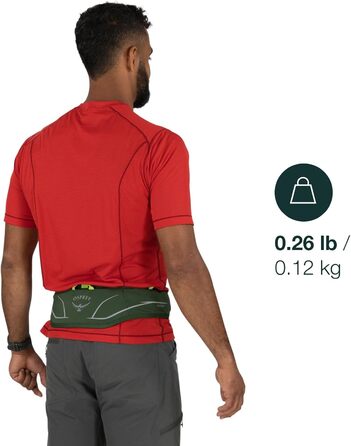 Сумка-пояс Osprey Duro 1.5L з гідратором Phantom Grey/Toffee Orange - Унісекс