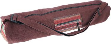 Сумка для йога-мату GURU SHOP Boho, чорна, бавовна, унісекс, 70x24x14 см, з Непалу