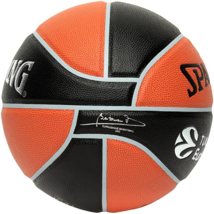 Баскетбольний м'яч Spalding 77100Z чорний/помаранчевий, розмір 7