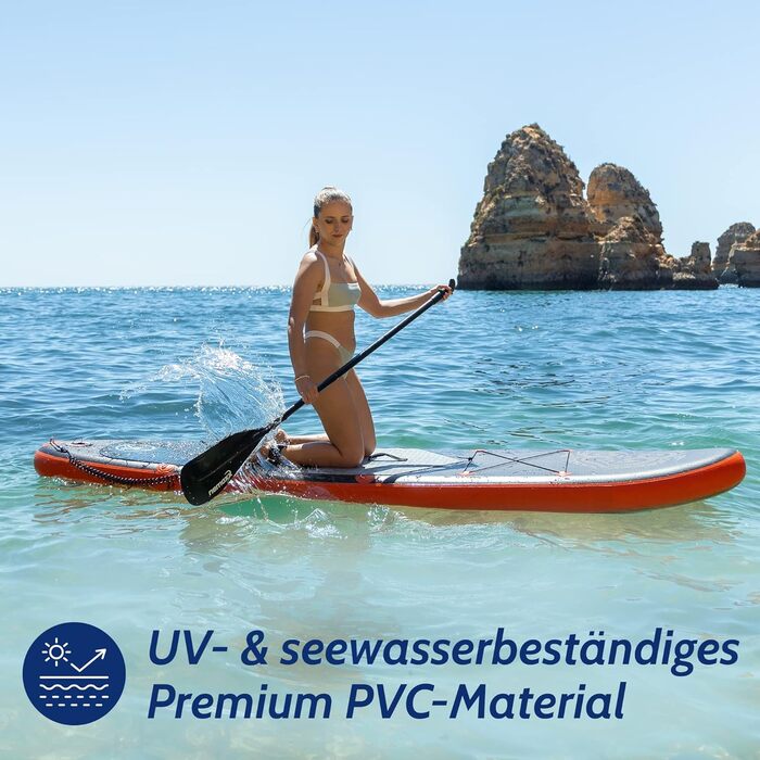 Надувний SUP Board NEMAXX® PB320 II – 320x78x15 см, до 140 кг, комплект з сумкою, веслом, плавником та насосом