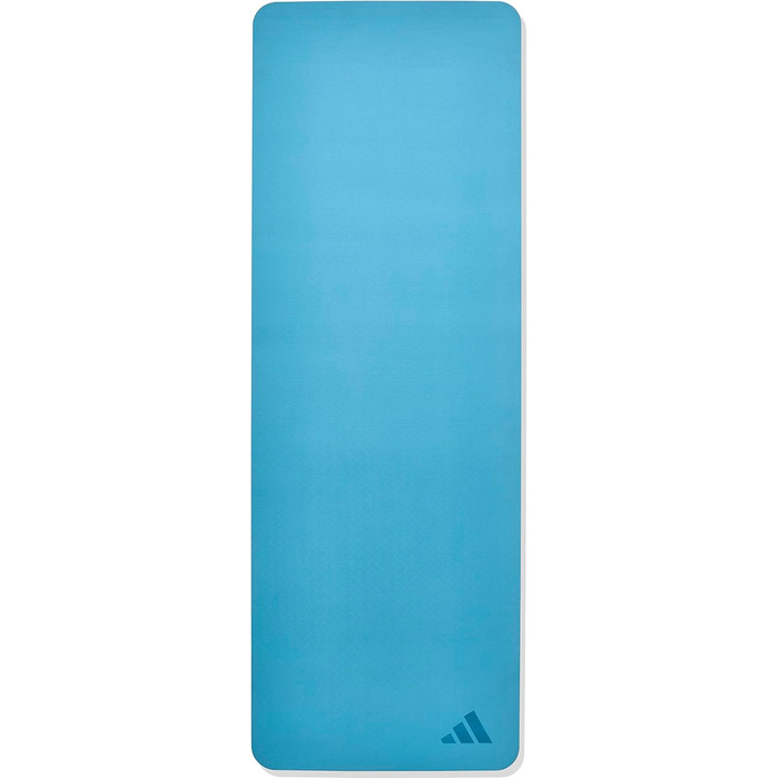 Йога-килимок adidas Premium Yogamatte 5 мм, протиковзкий мат для йоги та пілатеса, без ПВХ (Preloved Blue)