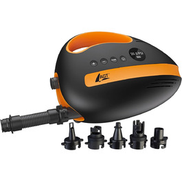 Акумуляторний насос для SUP-дошок AGT SUP: потужний компресор, 350 л/хв, 3 x 4000 mAh, USB, 12V