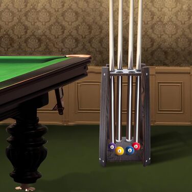 Підставка для більярдної кули (8 лунок), Sengfwin - аксесуар для більярдного столу, міцна, традиційна, економія місця