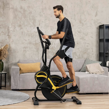 Орбітрек магнітний Hop-Sport HS-450B Dynamic чорно-жовтий