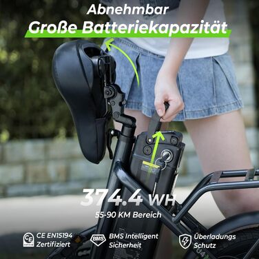 Електровелосипед Finbike складаний 16