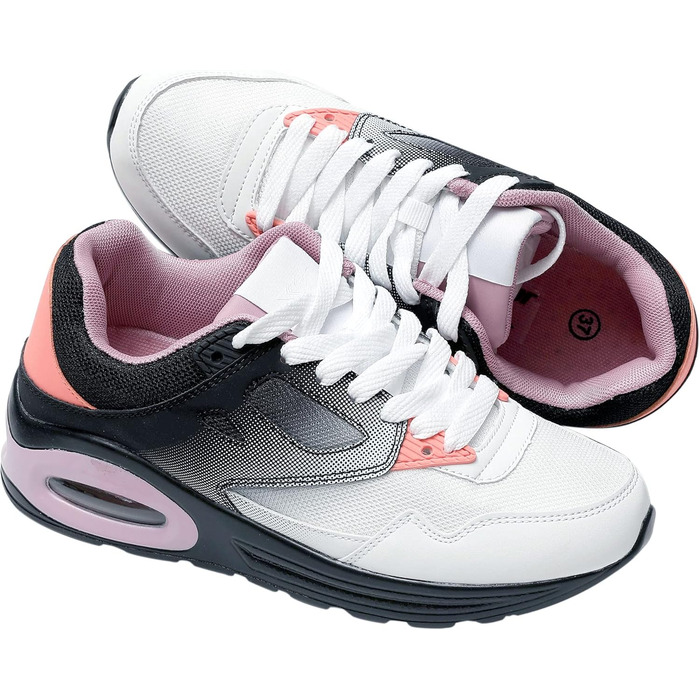 Жіночі кросівки JOMIX: спортивні, для бігу, антиковзкі, дихаючі, біло-фіолетові (41 EU)