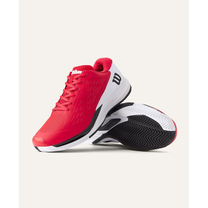 Тенісне взуття Wilson Rush Pro Ace Clay для чоловіків (41 1/3 EU, Infrared White Black)
