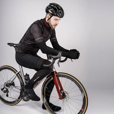 Рукавички велосипедні GripGrab Primavera 2 Merino XL/XXL, чорні - термо, сенсорні, для весни/осені/зими