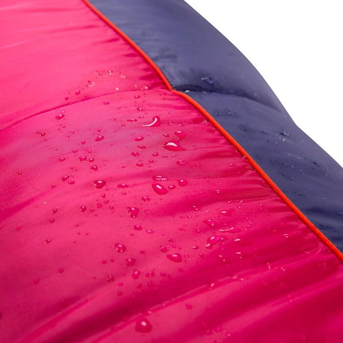 Сплячий мішок Trespass Bunka Unisex на 3 сезони з поролоновою наповнювачем (фіолетовий)