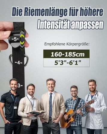 Набір еластичних стрічок для фітнесу AlongsSong (6 шт.) з пілатес-палицею, ручками та фіксаторами для дверей. Опір 20-180/240 lbs. Ідеально для силових тренувань вдома.