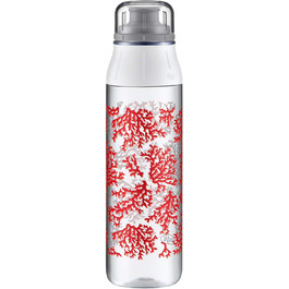Alfi пляшка для води Tritan 700 мл, BPA Free, кор coral, герметична, для газованої води, для школи, спорту, походів, посудомийна машина