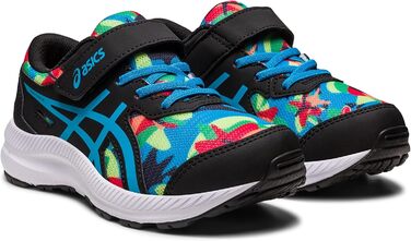Дитячі кросівки ASICS Contend 8 PS Print - чорний/інзелблау, 35 EU