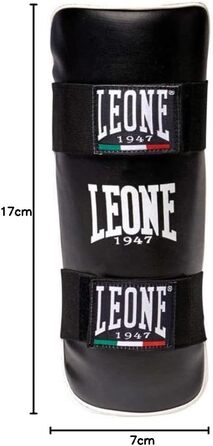 Захисники гомілки LEONE 1947 Premium, чорні, розмір M, PT143
