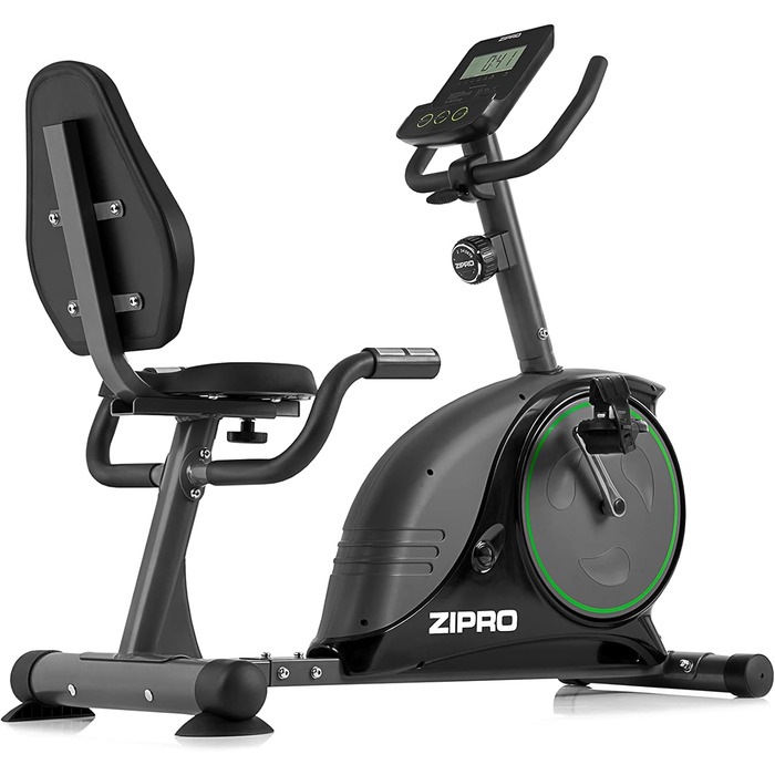 Велотренажер Zipro Easy, магнітний ергометр для дому, до 150 кг, фітнес-велосипед з батарейним живленням