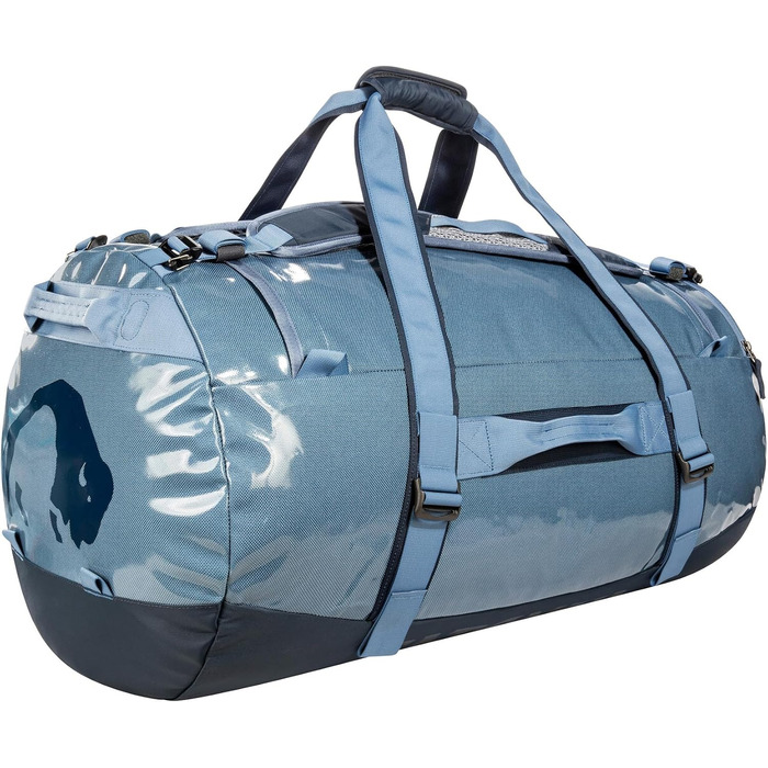 Сумка-рюкзак Tatonka Barrel Elemental Blue 85 л - водонепроникна, з великим відкриванням та замком