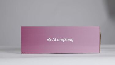 Набір для пілатесу ALongSong: регульована стійка з 4 еспандерами 30-140 фунтів, для домашнього фітнесу, з ручками та дверним анкером, рожевий, 30/40 фунтів