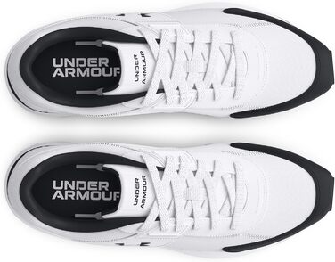 Чоловічі кросівки для бігу Under Armour Essential Runner, 49.5 EU, білий/чорний