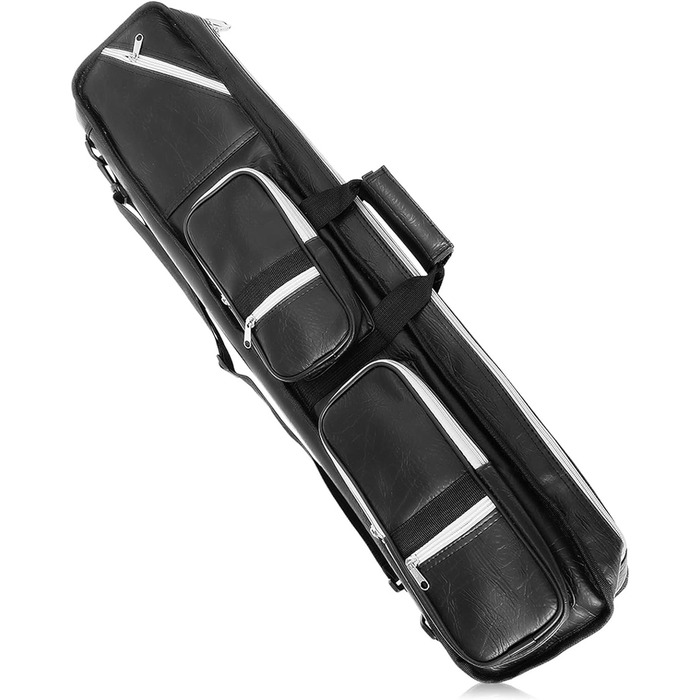 Чохол для бильярду на 4 кия: м'який, чорний, для 8 шафтів