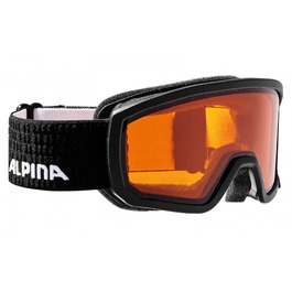 Дитячі гірськолижні окуляри ALPINA Scarabeo Junior DH (Doubelflex Hicon), універсальний розмір, чорні