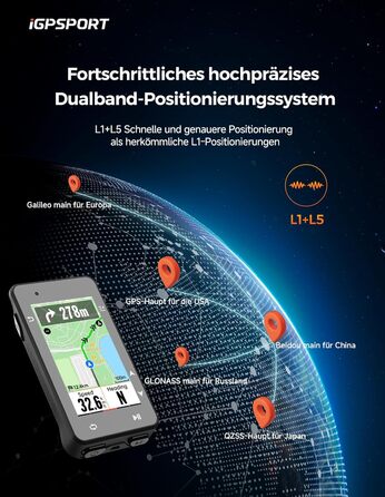 Велокомп'ютер iGPSPORT iGS630S GPS, 2.8