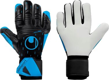 Воротарські рукавички Uhlsport Classic Soft HN Comp для дітей, чорні/ціан/білі, розмір 10