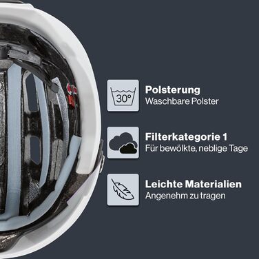 Велосипедний шолом uvex Finale Visor з LED-ліхтарем, універсальний, міський, з візором, для жінок і чоловіків, категорія фільтра 1