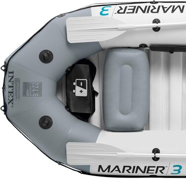 Надувний човен Intex Mariner 3 для трьох осіб з веслами та насосом