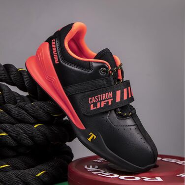 Взуття для важкої атлетики Castiron Lift: кросівки для пауерліфтингу, важкої атлетики та CrossFit, жовті (38 EU)