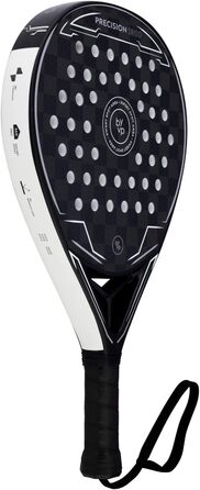 Падель ракетка LUXTRI Precision 1800 з карбону/ЕВА, для досвідчених і професіоналів, сіро-біла