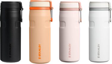 Термос-пляшка STANLEY 1913 IceFlow Bottle Twist Flip 0.47л, помаранчева (Orange Sherbet)