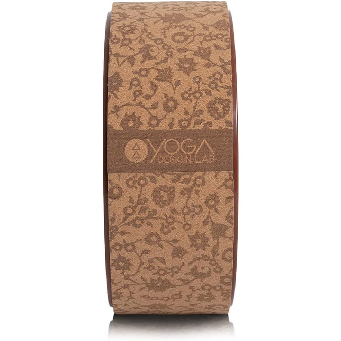 Йога-колесо Yoga Design Lab Mandala Black, коркове, екологічне, для глибокої розтяжки та покращення постави, надміцне, Дхарма-рад