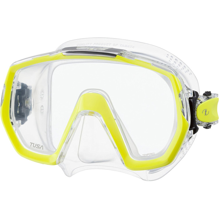 Маска для плавання TUSA Sport Freedom Elite, Flash Yellow (однаковий розмір)