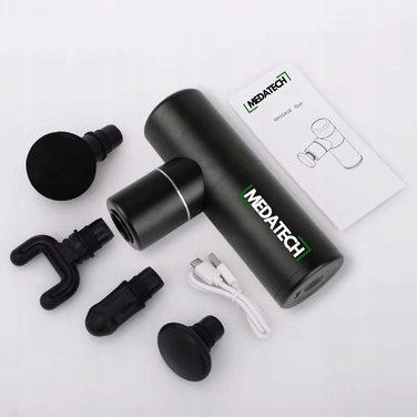 Перкусійний масажер Medatech Massage Gun Pro Mini — компактний масажер для спини та всього тіла