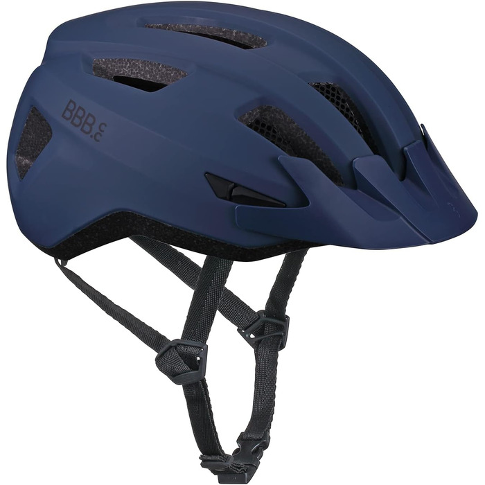 Велосипедний шолом BBB Cycling Condor 2.0 знімне візор MTB/шосе, синій матовий, L (58-62 см), travelbag
