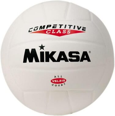 Волейбольний м'яч Mikasa для змагань. Білий/Опудаловий сад