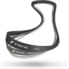 STRYVE Power Bands – Преміум набір резистивних стрічок для тренувань, 3 шт, еспандери для силових вправ, фітнесу, тренажерного та домашнього залу, з інструкціями для вправ