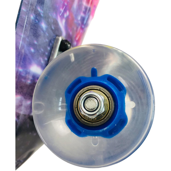 Скейтборд Sumeber Mini Cruiser 22 дюйми з LED колесами для дорослих і дітей, для початківців, подарунок на день народження