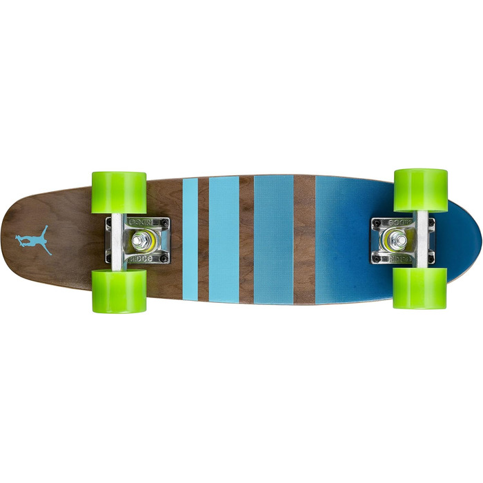 Скейтборд Ridge Maple Holz Mini Cruiser Number Three, зелений, 22 дюйми