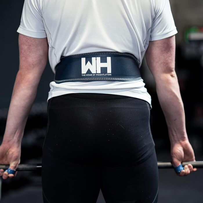 Елітний шкіряний пояс для важкої атлетики Weightlifting House